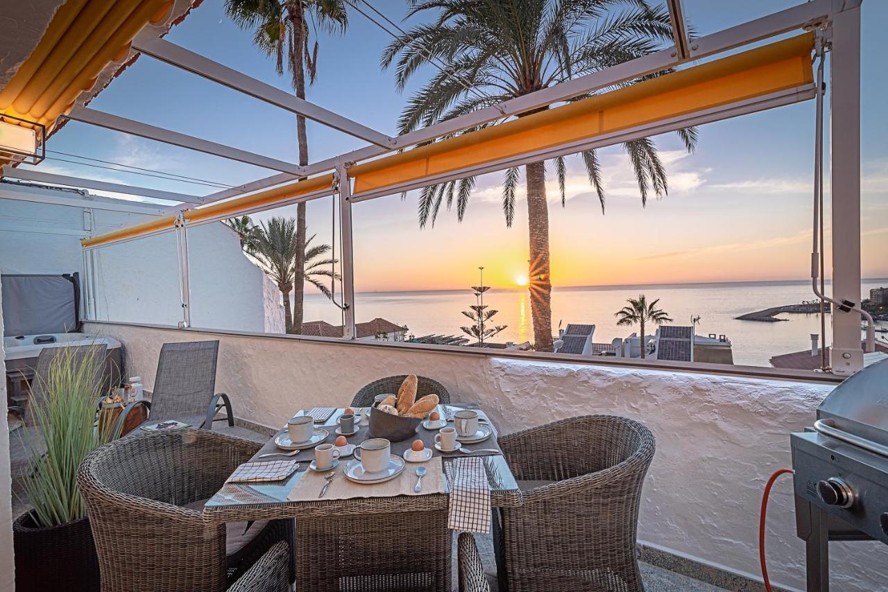 Mogan Luxury Apartment, Sea Views, Jacuzzi And Sauna. Exterior photo